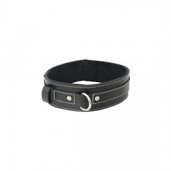 LINED LEATHER COLLAR