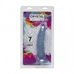 CRYSTAL JELLIES THIN DONG 18CM TRANSLuCIDO