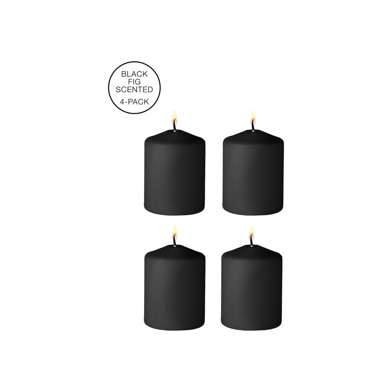 TEASE CANDLES DISOBEDIENT SMELL 4 PIECES NEGRO